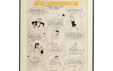 Archie Original Pencil Pop Art Cartoon Comic Strip