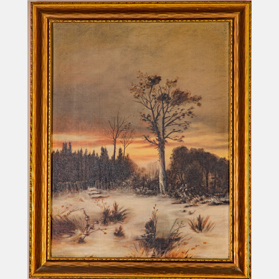 Artist Unknown, (19th/20th Century) - Winter Landscape