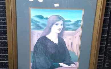 Artist Unknown, "Bella Sophia", poster, frame: 87 x 60 cm