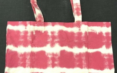 BLOOMINGDALES Pink & White Tie Dye Tote Bag