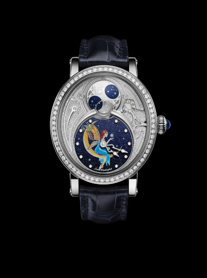 BOVET 1822 RÉCITAL 23 ''HOPE'' With Récital 23 ''Hope'' timepiece, BOVET watchmakers create an enchanting universe, to which engravers and miniaturist painters of the House then add their poetic touch, by sending a sincere message of hope.