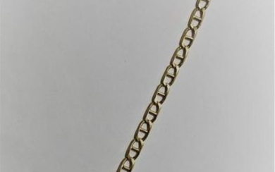 BRACELET in gold (750) with marine mesh. Clasp...