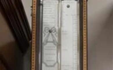 Baromètre de cuisson dans un coffret en acajou, style Louis XVI, 20e siècle, d'après un...