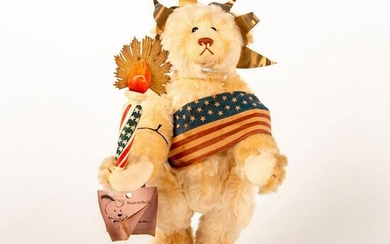 Bears in the Gruff, Handmade Ms. Libearty Teddy Bear