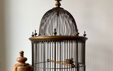 Birdcage, 22 kilo heavy version - completely out - Brass, Copper - Early 20th century