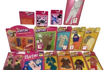 Box Lot of NRFB & MIB 1980's Barbie and Friends Clothes and Accessories!