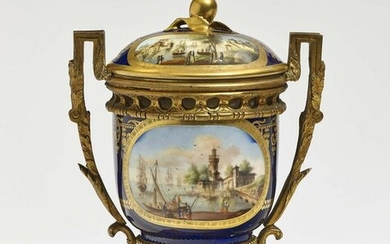Brûle-Parfum mit Bronzemontierung Louis-XVI-Stil