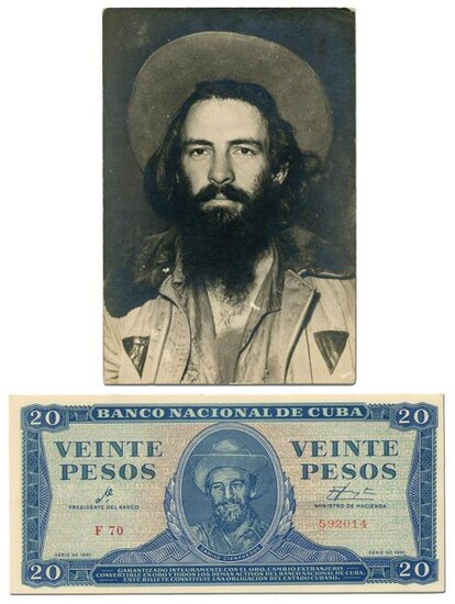 Camilo Cienfuegos, Rare Original Photograph with Bonus