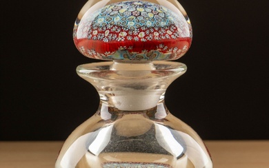 Carafe en cristal, à décor millefiori. H_17... - Lot 329 - Métayer-Mermoz Maison de Ventes aux Enchères Nevers