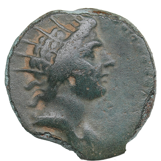 Caria, Rhodos. Æ. Pseudo-autonomous issue. Circa 1st century AD.