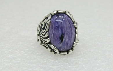 Carolyn Pollack Relios Charoite Ring, Swirling Waves