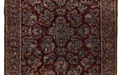 Carpet, Sarouck 211 x 461 cm - Wool on Cotton - First half 20th century