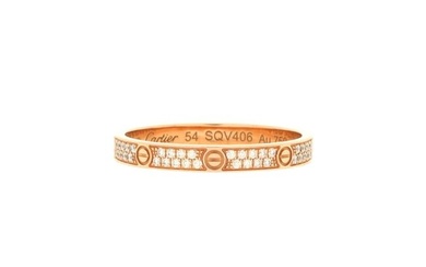 Cartier Love Wedding Band Pave