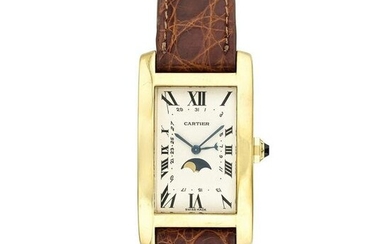 Cartier Tank Americaine Moon Phase in 18K Gold