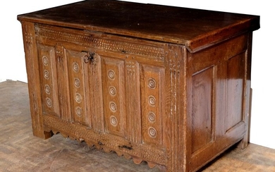 Casket - Oak - Dated 1776 the year of the independence of the USA