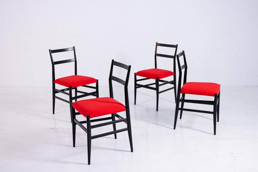 Chairs mod "Leggera" by Gio Ponti for Cassina 1950s