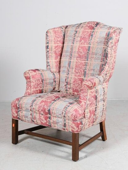Chippendale style wing chair