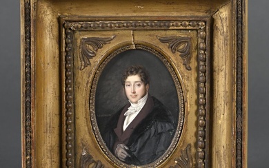 Chrétien GOURNAY (Actif vers 1820) Portrait... - Lot 29 - Oger - Blanchet