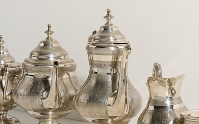 Coffee and tea service - Silver