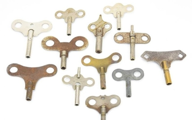 Collection of Antique & Vintage Clock Keys