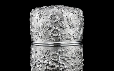 Cookie Jar / Tea Caddy - .925 silver - Samuel Kirk & Son - U.S. - 1915