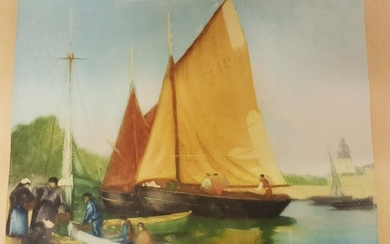 DESCHAMPS ( ?) (Peintre breton du XXe siècle)