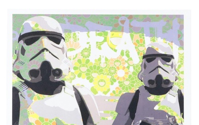 Death NYC Pop Art Graphic Print of Storm Troopers x Takashi Murakami, 2020