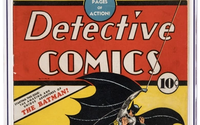 Detective Comics #27 (DC, 1939) CGC FN 6.0 Off-white...