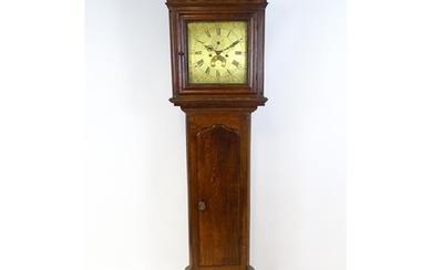 Dickerson, Framlingham : An oak cased 8-day longcase clock w...