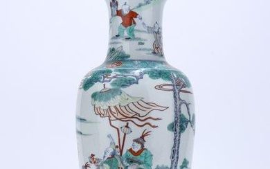 Doucai character story bottle