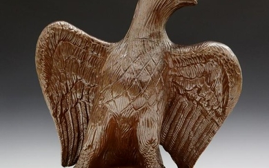 Earthenware Eagle Sculpture