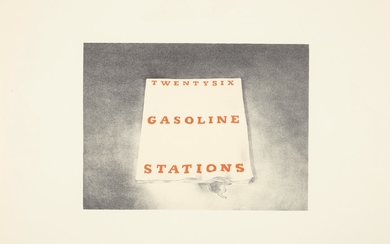 Ed Ruscha, Twentysix Gasoline Stations, from Book Covers