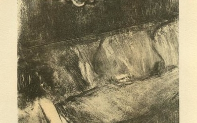 Edgar Degas monotype "Le Divan"