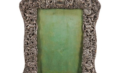 English Art Nouveau Sterling Silver Frame