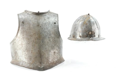 English Civil War Helmet and Breastplate