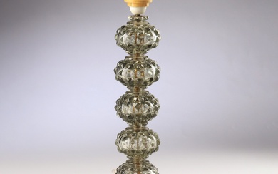 Ercole Barovier. Murano glass table lamp from the 40s
