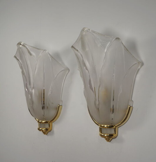 Ezan - A pair of French art deco wall lights, sconces