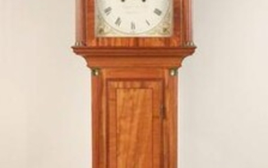 Federal Inlaid Mahogany Willard Tall Case Clock