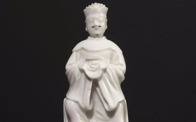 Figurine(s) - Blanc de chine - Porcelain - Chinese -Dehua kilns, Fujian province - Taoist scholar dignitary - China - Kangxi (1662-1722)