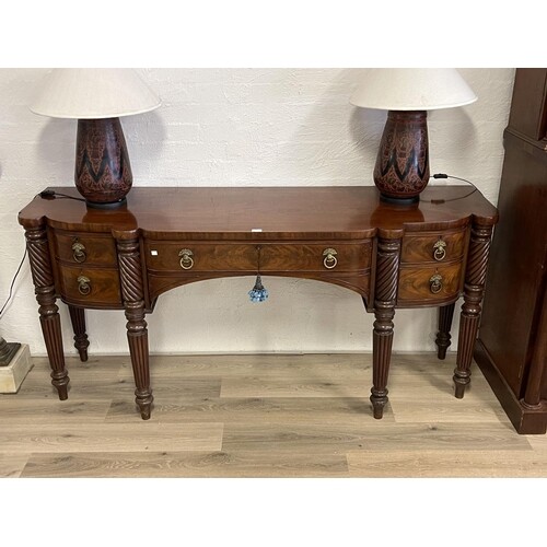 Fine quality antique mid 19th century mahogany sideboard, si...