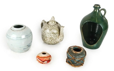 Five Modern Pottery Vessels