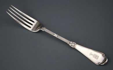 Fork - .875 (84 Zolotniki) silver - Fabergé - Russia - 1908-1917