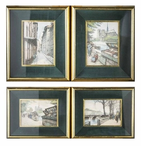 Four French School Works (early 20th Century)