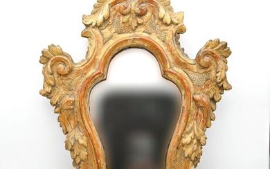Frame for cartagloria - Gilded and carved wood - Early 19th century