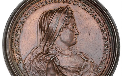 France, Lorraine, Léopold I, 1697–1729, AE Medal 1729, by Ferdinand de Saint...
