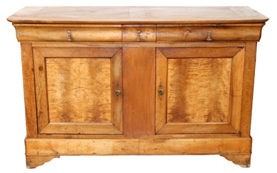 French Louis Philippe buffet bas in walnut