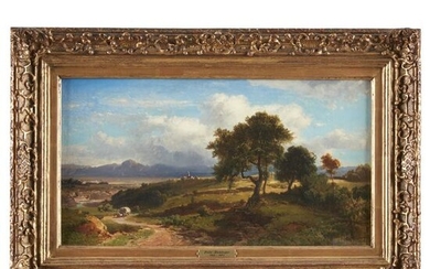 Fritz Bamberger (German, 1814-1873), , Landscape