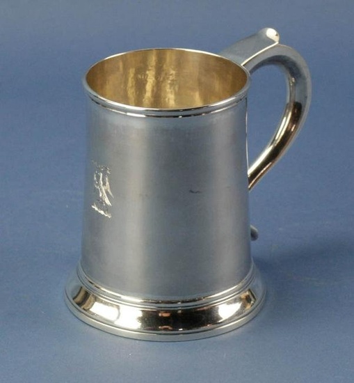 Fuller White Silver Pint Baluster Mug, 1767
