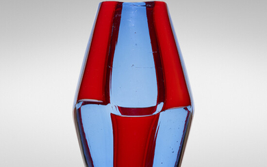 Fulvio Bianconi, Bi-Pezzato vase, model 4318