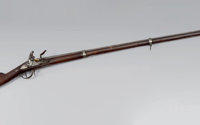 Fusil à silex modèle 1777, canon à pans puis... - Lot 129 - Thierry de Maigret